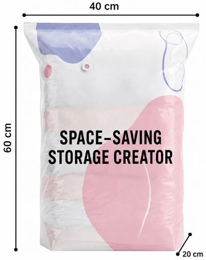 3D Vacuum Storage Bags Without a Pump