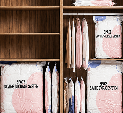 3D Vacuum Storage Bags Without a Pump