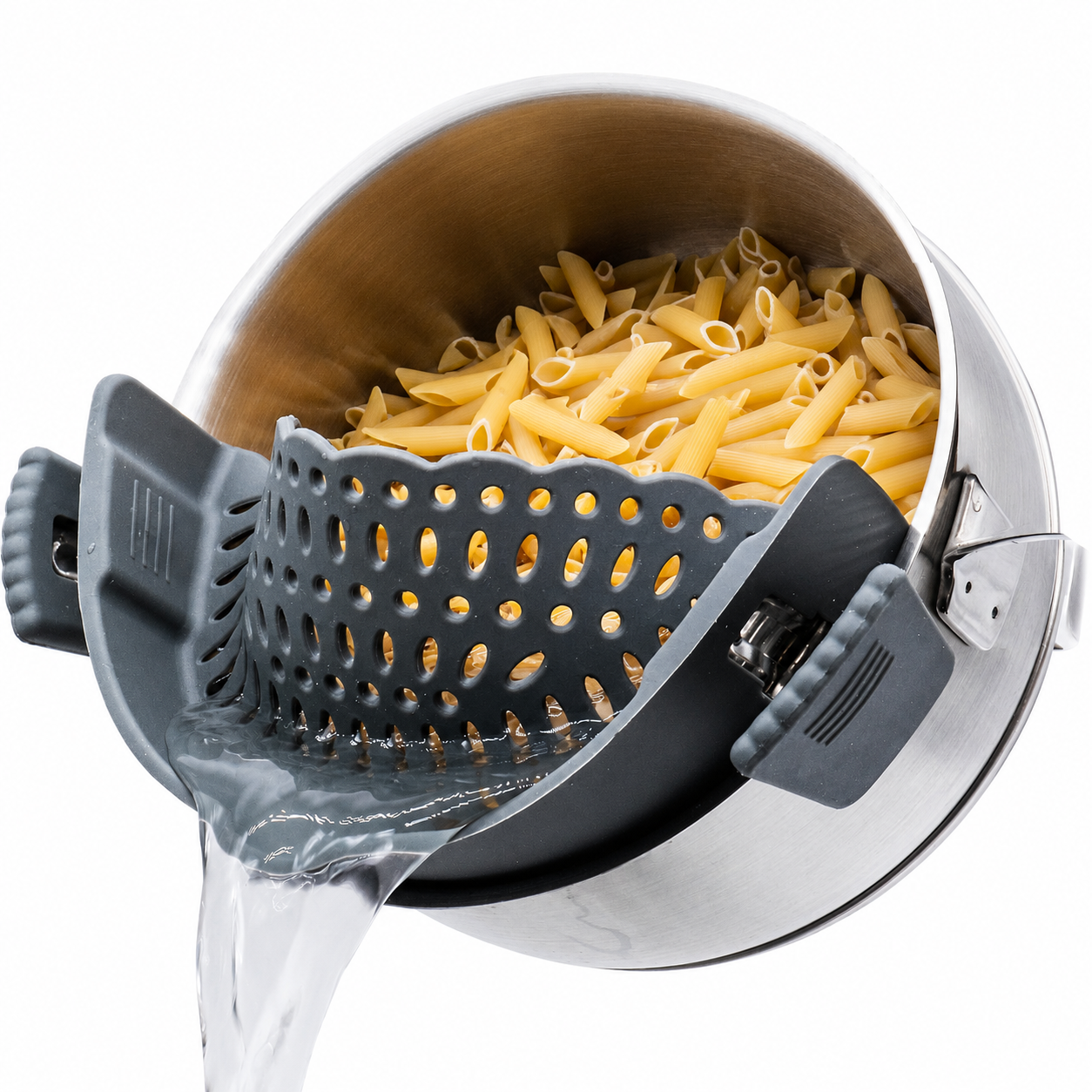 Strainer Attachment for Pots and Pans