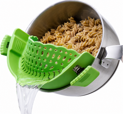 Strainer Attachment for Pots and Pans
