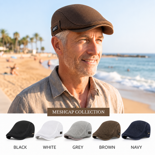 MeshCap | Casual Flat Cap for Men