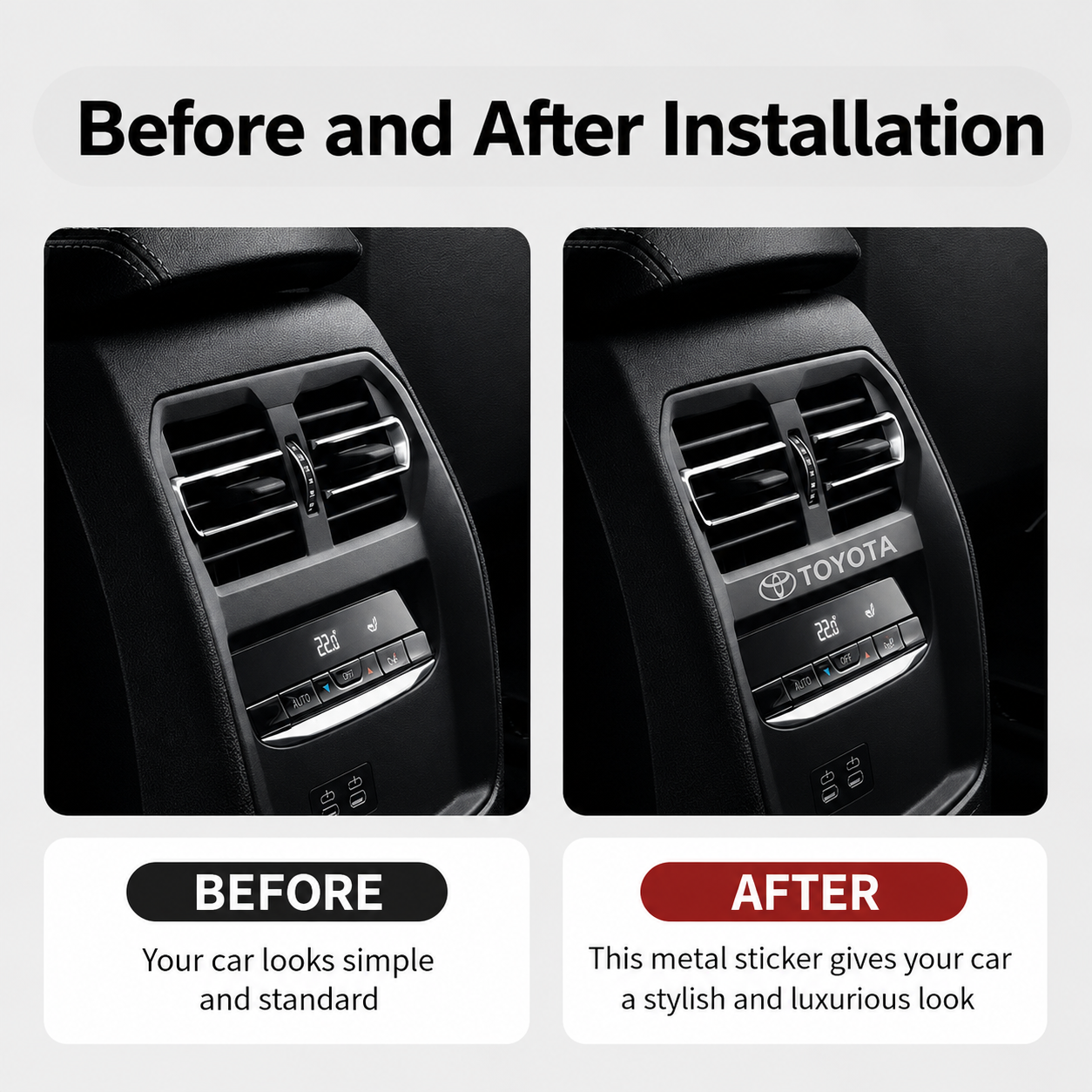 Luxury Metal Car Stickers