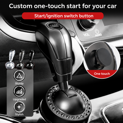 Car Logo Start Lever
