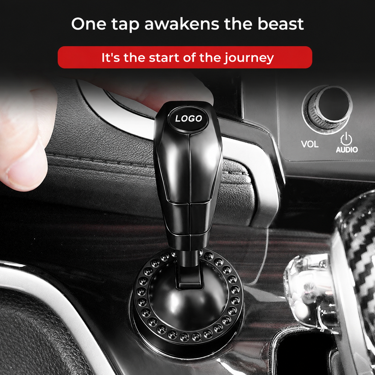 Car Logo Start Lever