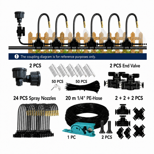 Irrigation System: Hose & Valve Set