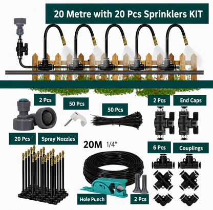 Irrigation System: Hose & Valve Set