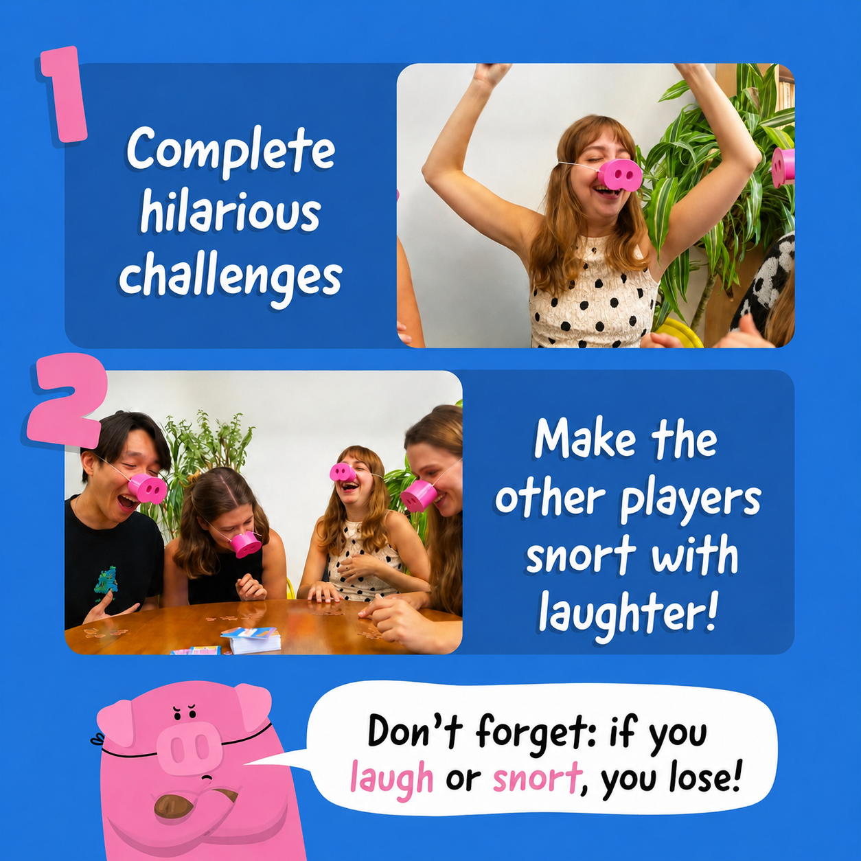 Pigsniff – The Game Where Laughing Is Forbidden