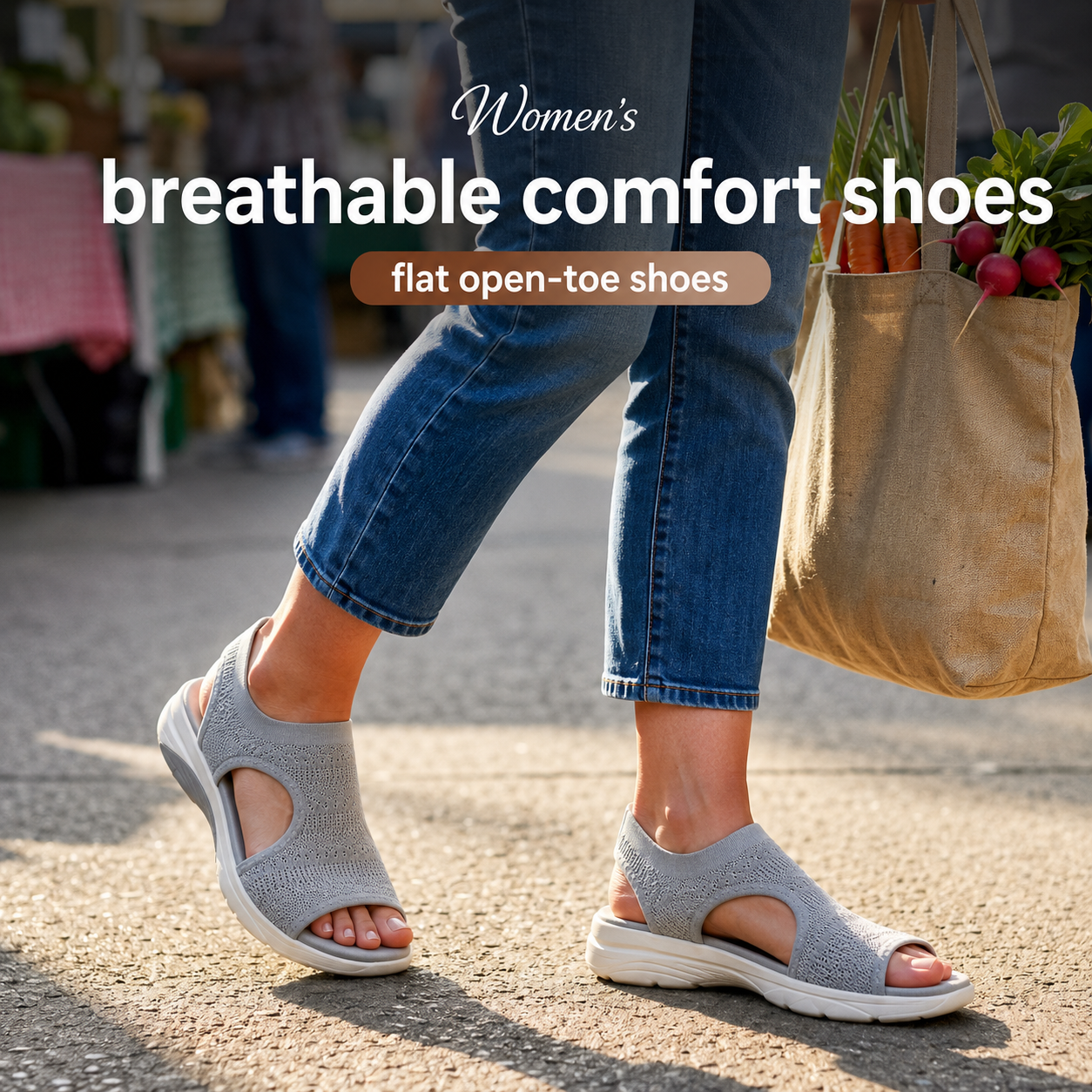 Comfortable, Breathable Flat Sandals