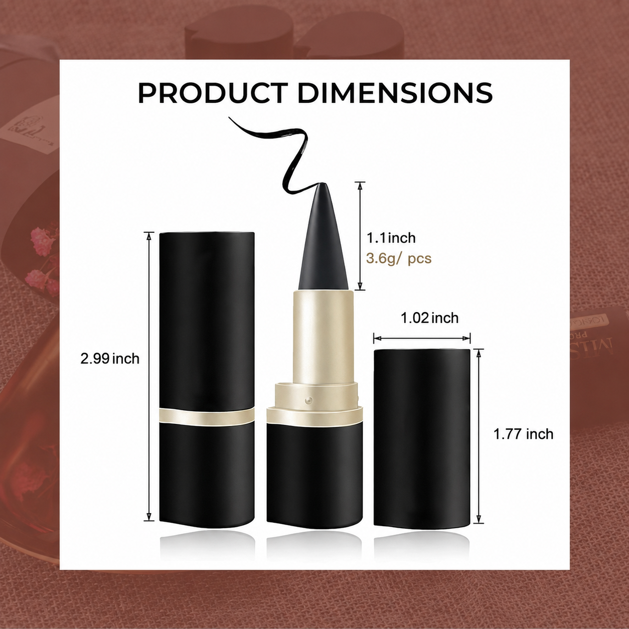 Ultra-Resistant Matte Eyeliner – Quick-Drying, 24-Hour Wear & Maximum Precision