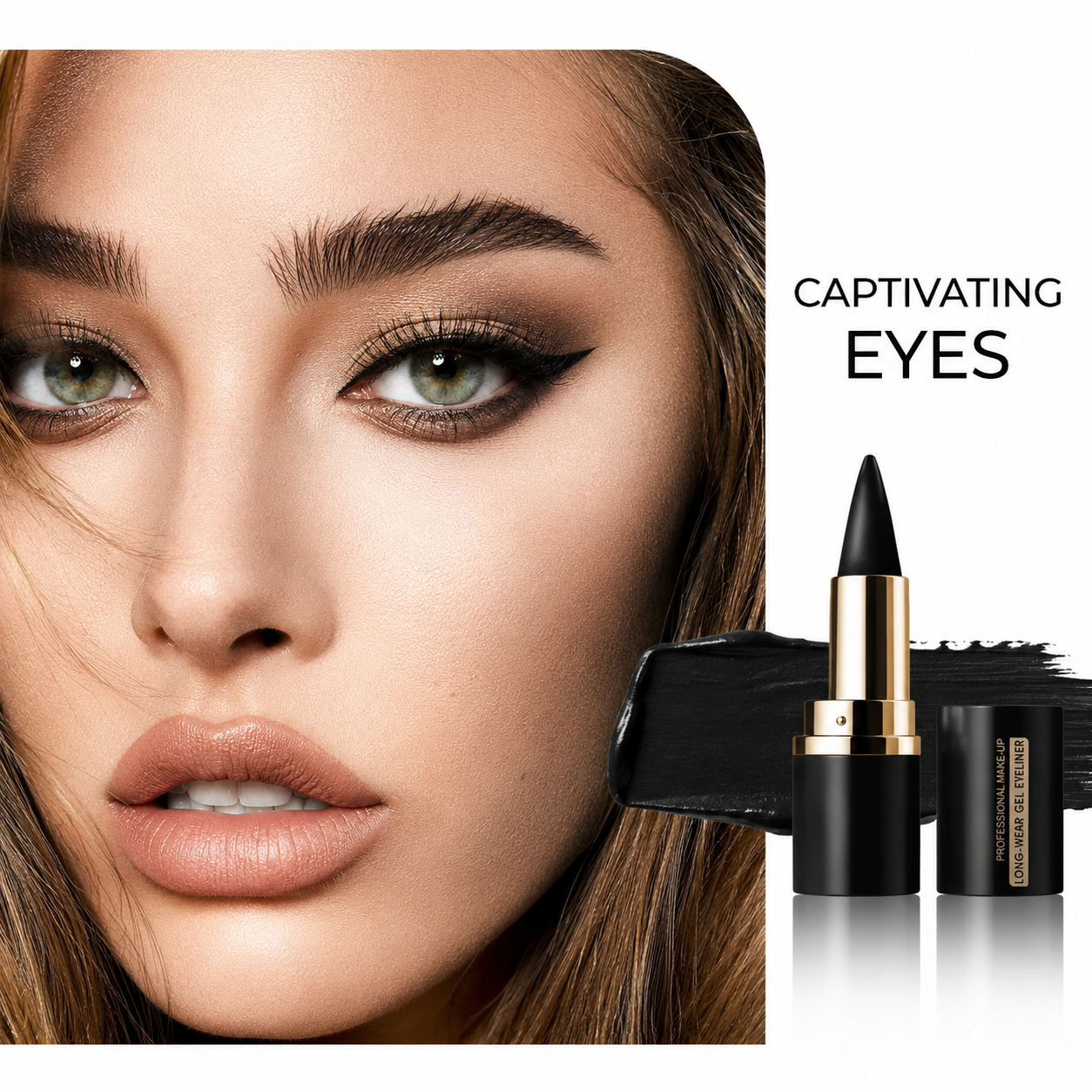 Ultra-Resistant Matte Eyeliner – Quick-Drying, 24-Hour Wear & Maximum Precision