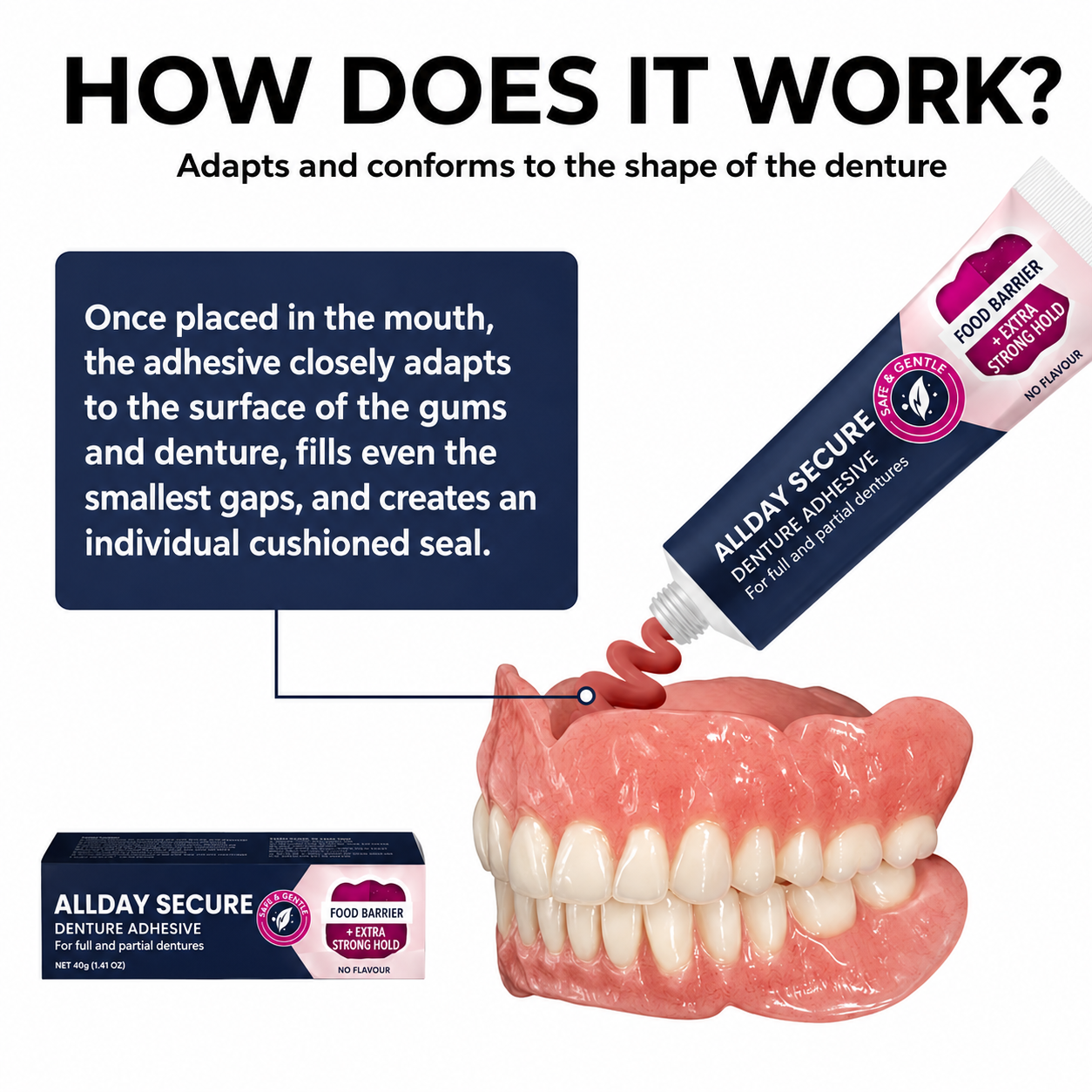 Allday Secure Denture Adhesive