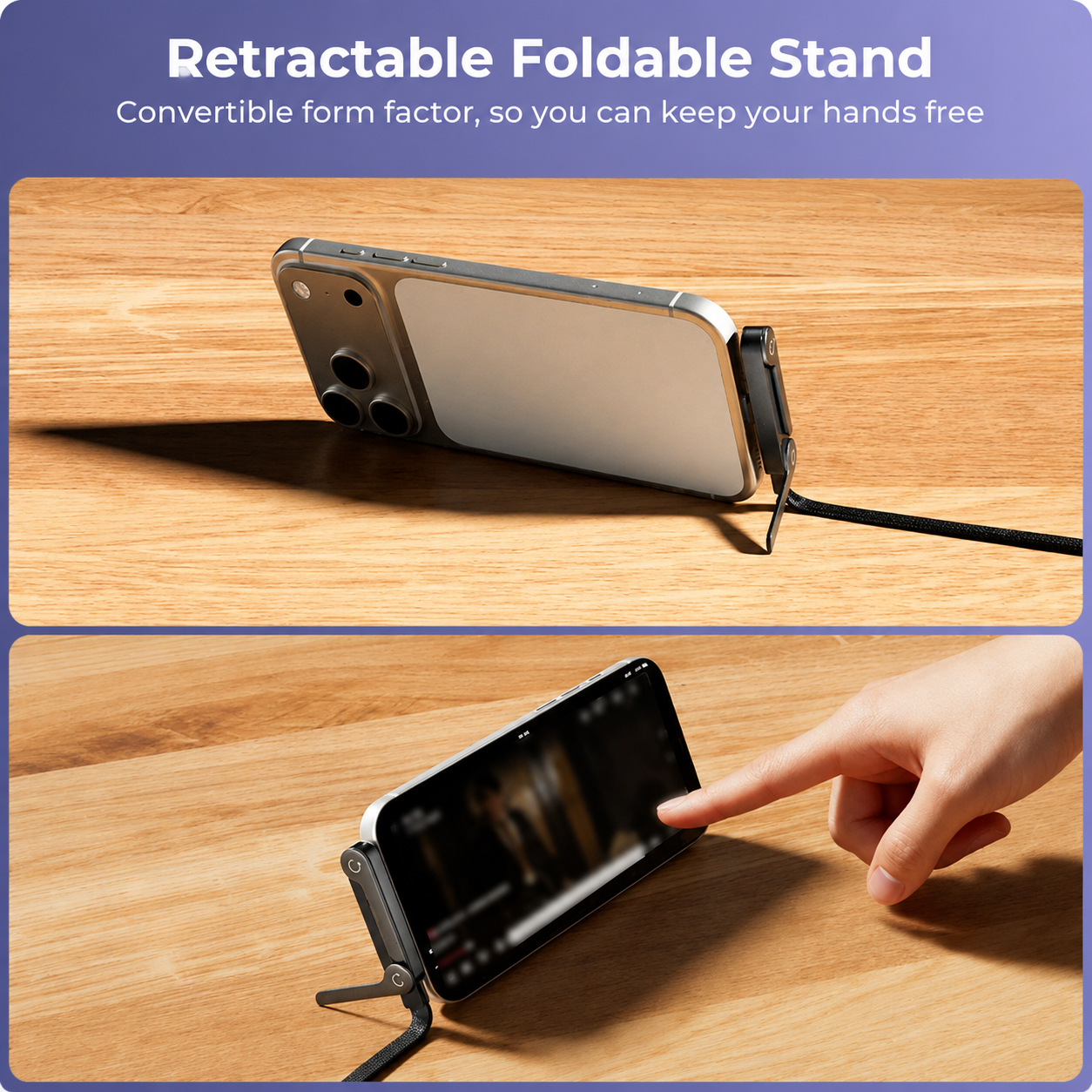 2-in-1 Charger Cable Stand