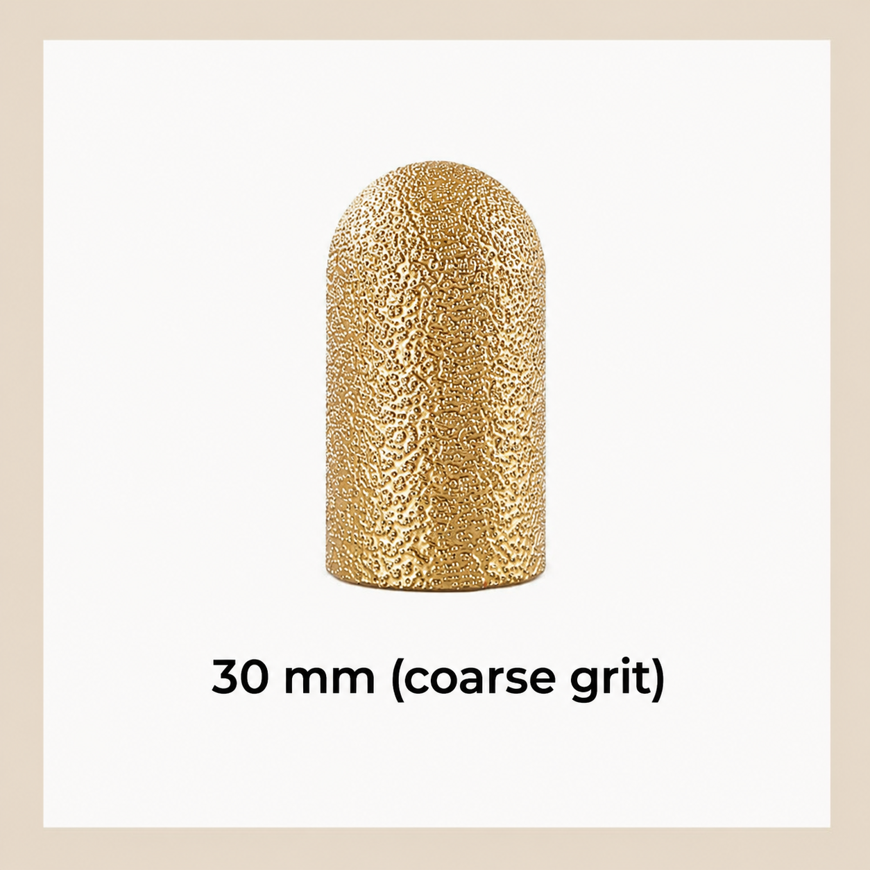 Vacuum-Brazed Abrasive Round Grinding Head