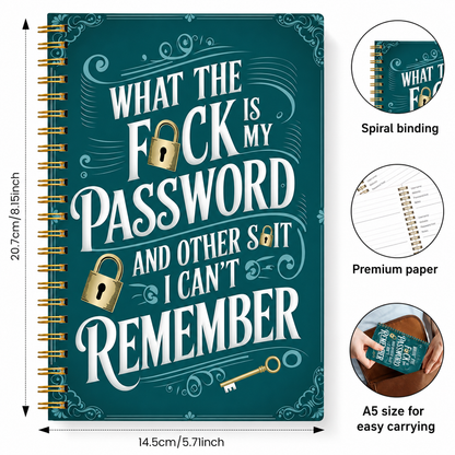 Funny Password Book / Password Organiser