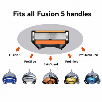 ProShave 6 – Razors with 6 Blades in a Pack of 24/48 Pieces. Classic Safe Shaving with Six Blades for Precision, Comfort and Long Life