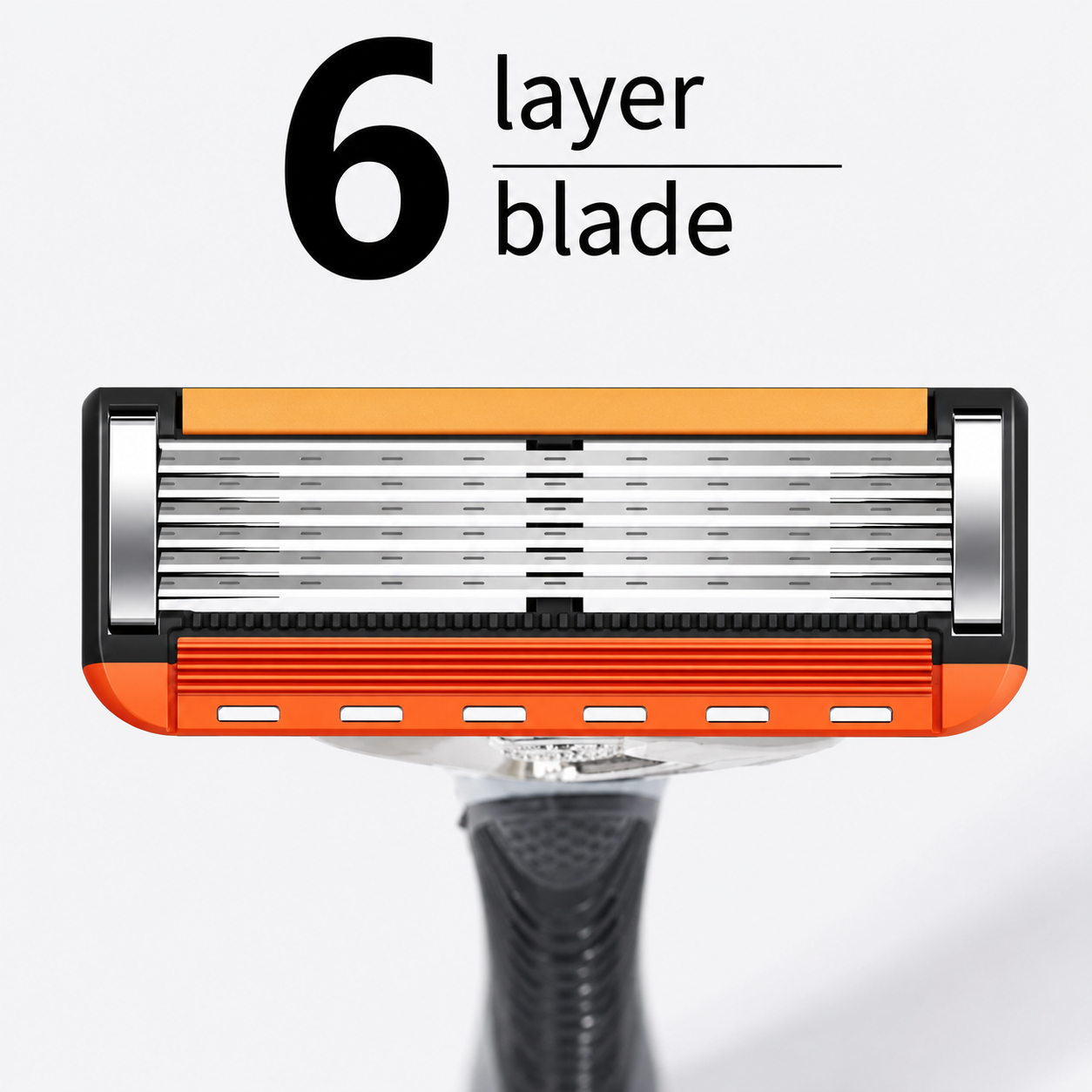 ProShave 6 – Razors with 6 Blades in a Pack of 24/48 Pieces. Classic Safe Shaving with Six Blades for Precision, Comfort and Long Life