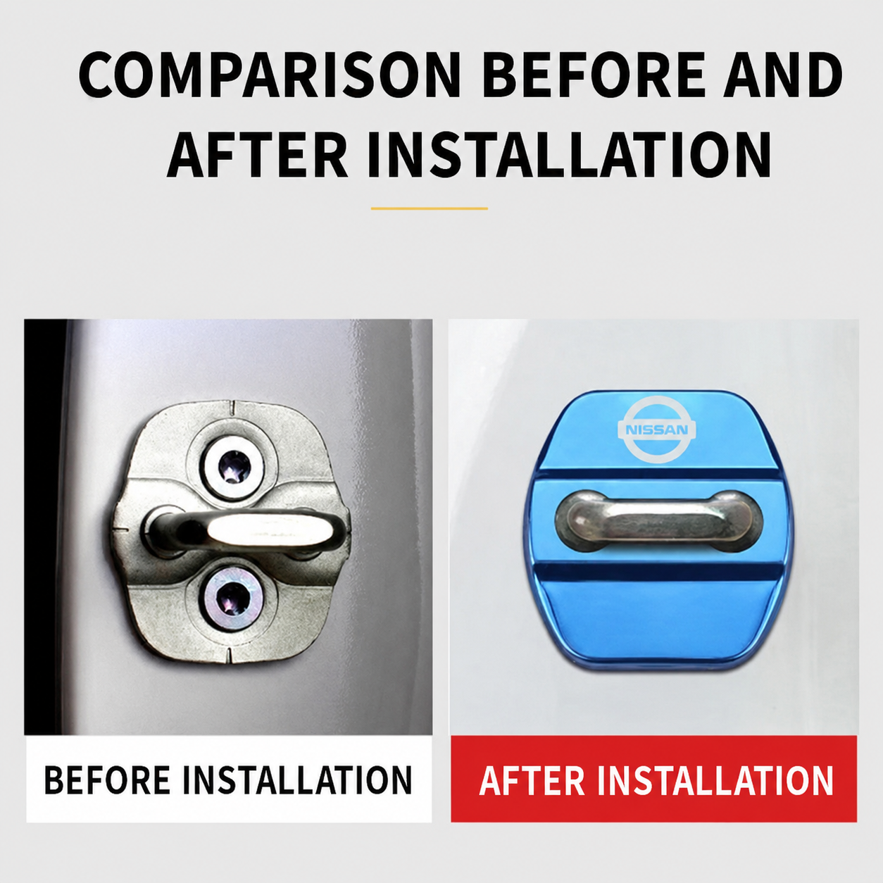 Car Door Lock Protective Pads | 4 Pieces