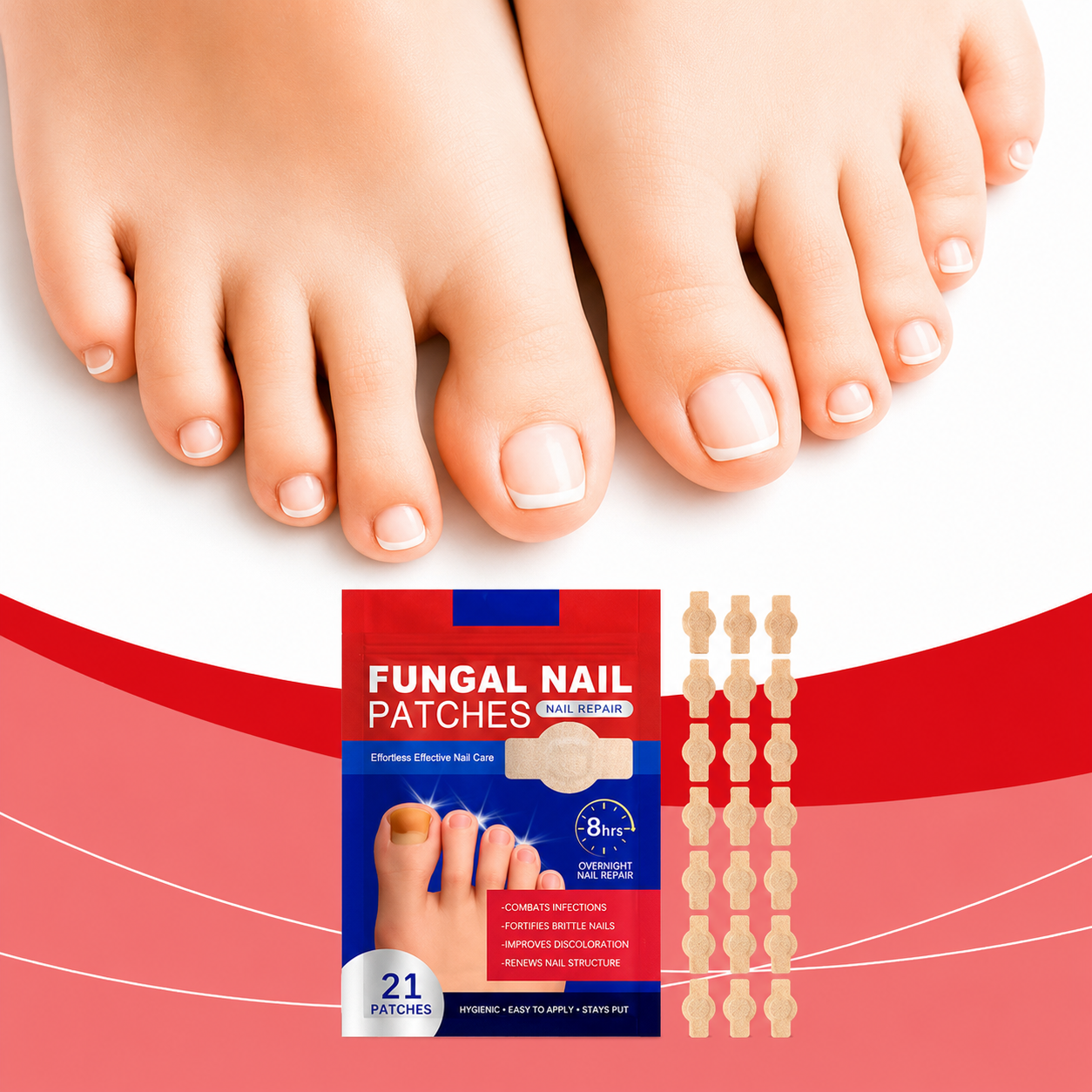 FungalPatch – Antibacterial Antifungal Patch and Nail Care Pack