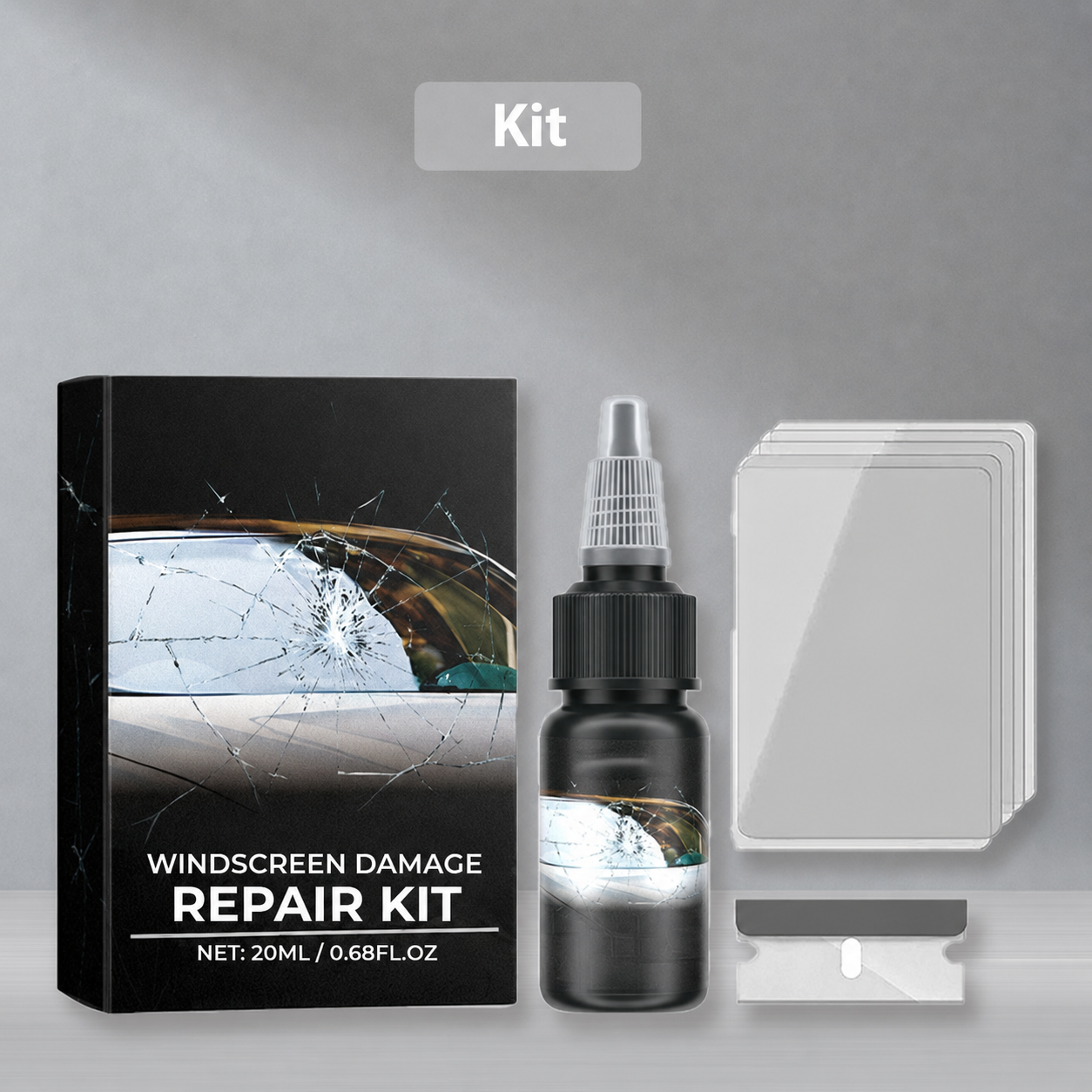 Car Windscreen Crack Repair Kit