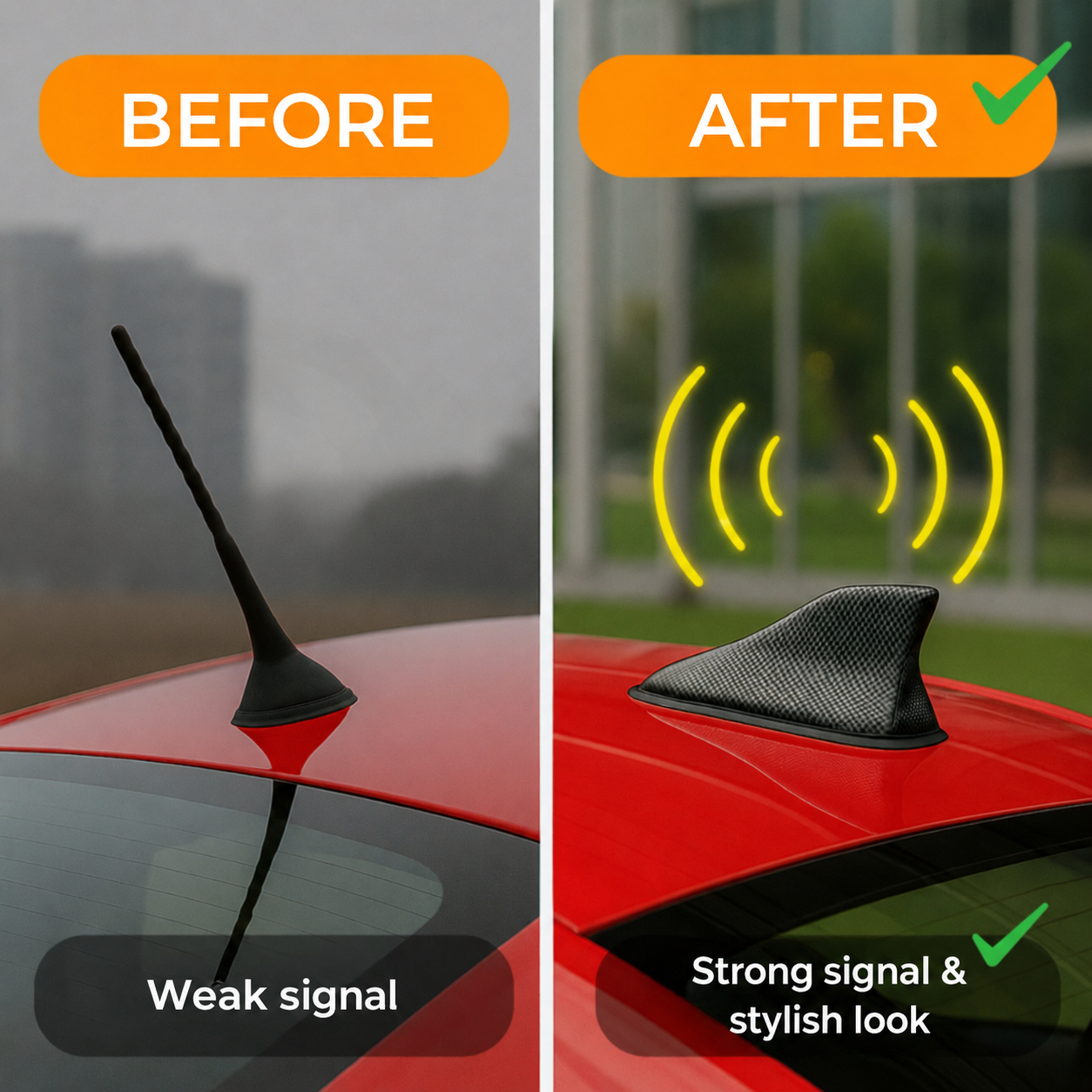 Shark Car Antenna Booster – Superior Radio Reception