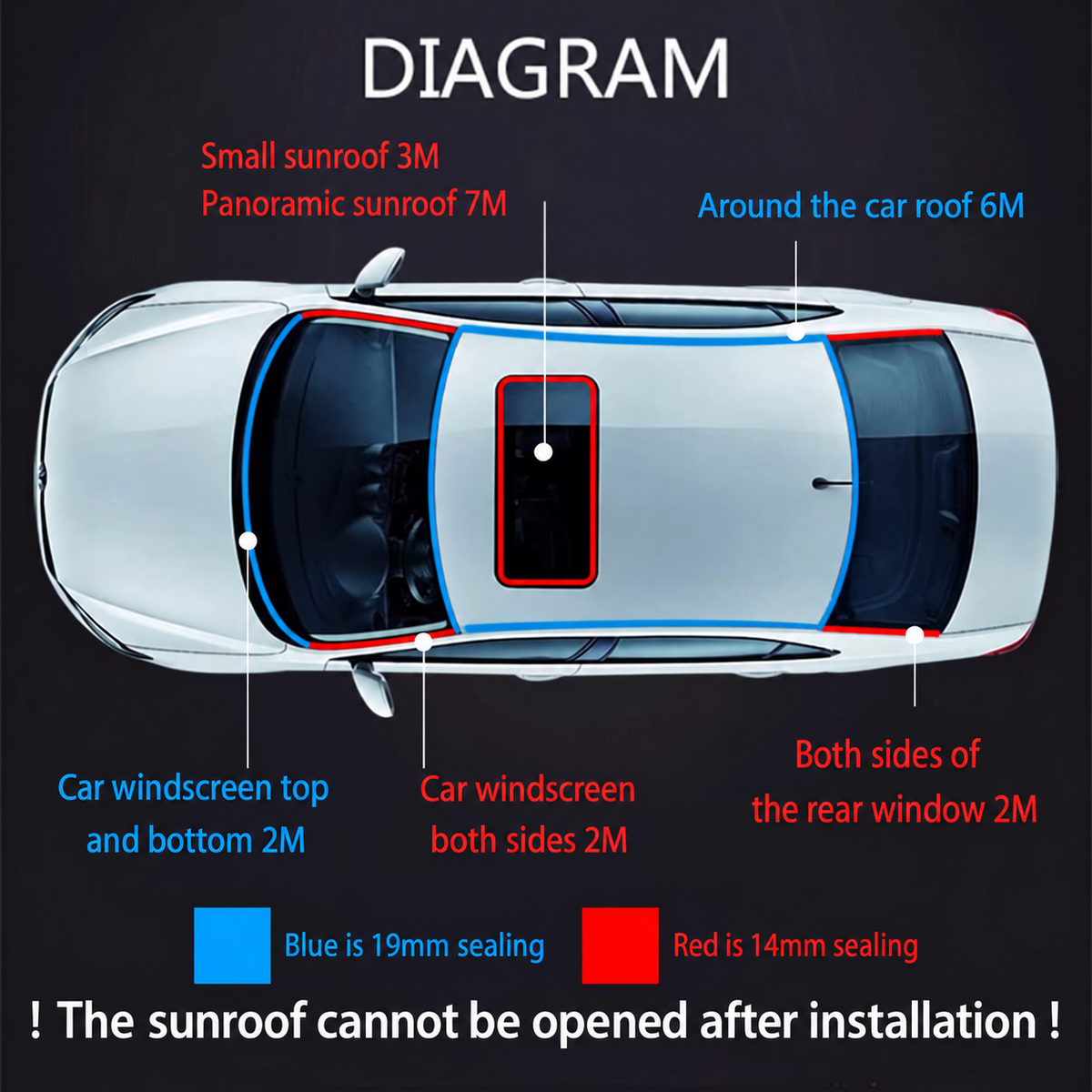 Cut-to-Size Rubber Car Sealing Strip