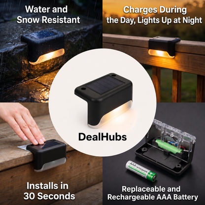Solar-Powered Outdoor Lamp
