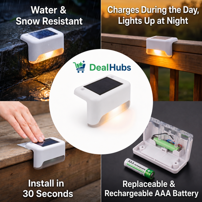 Solar-Powered Outdoor Lamp