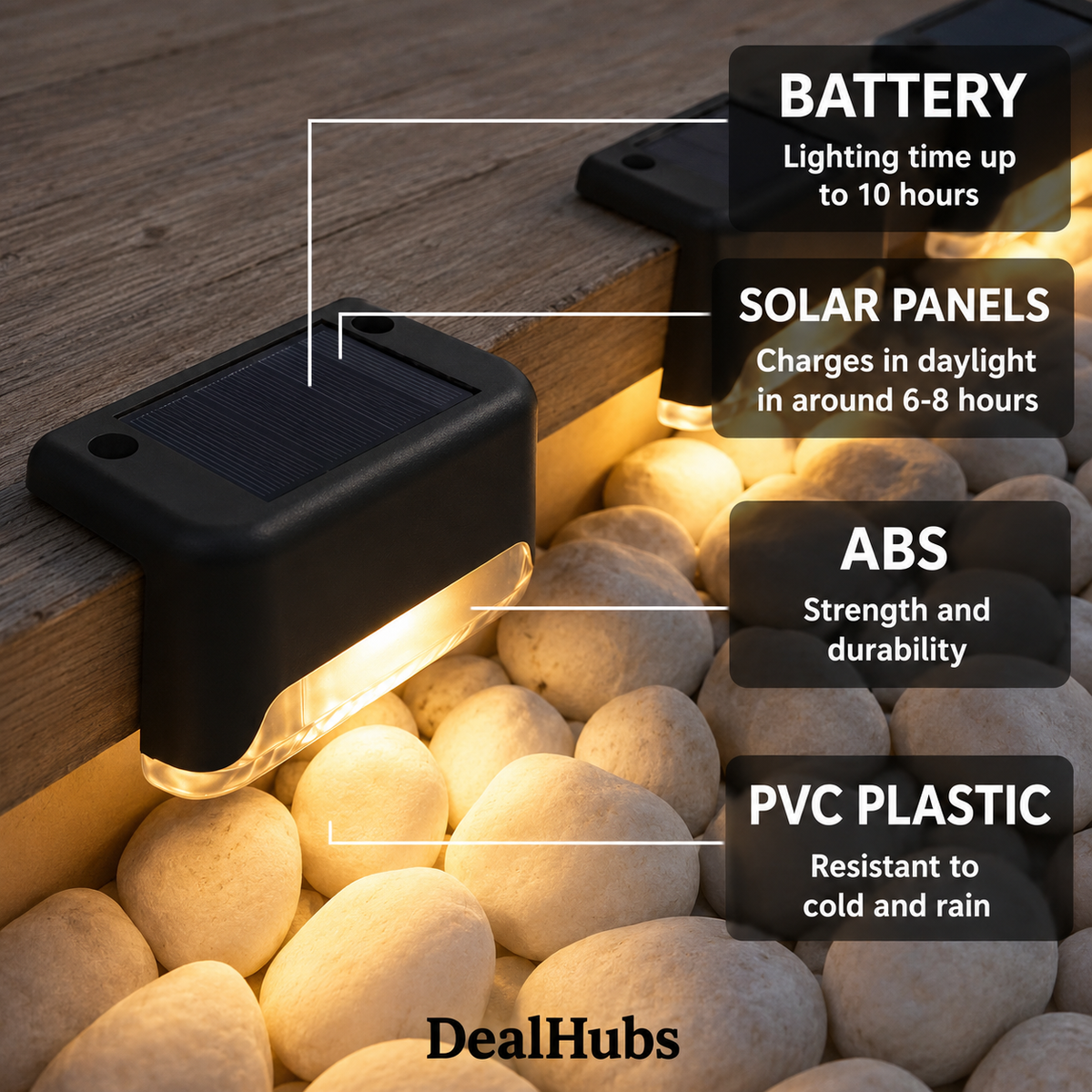 Solar-Powered Outdoor Lamp