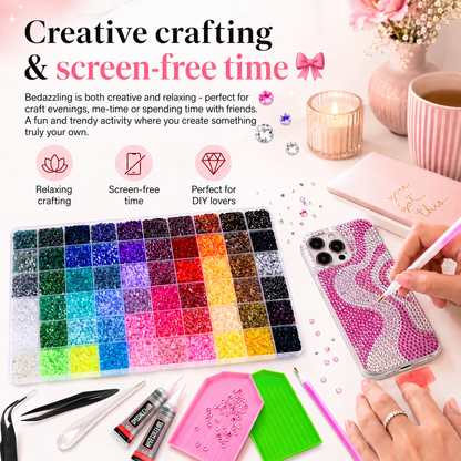 Bedazzle Kit – 48,000 rhinestones in 60 colours