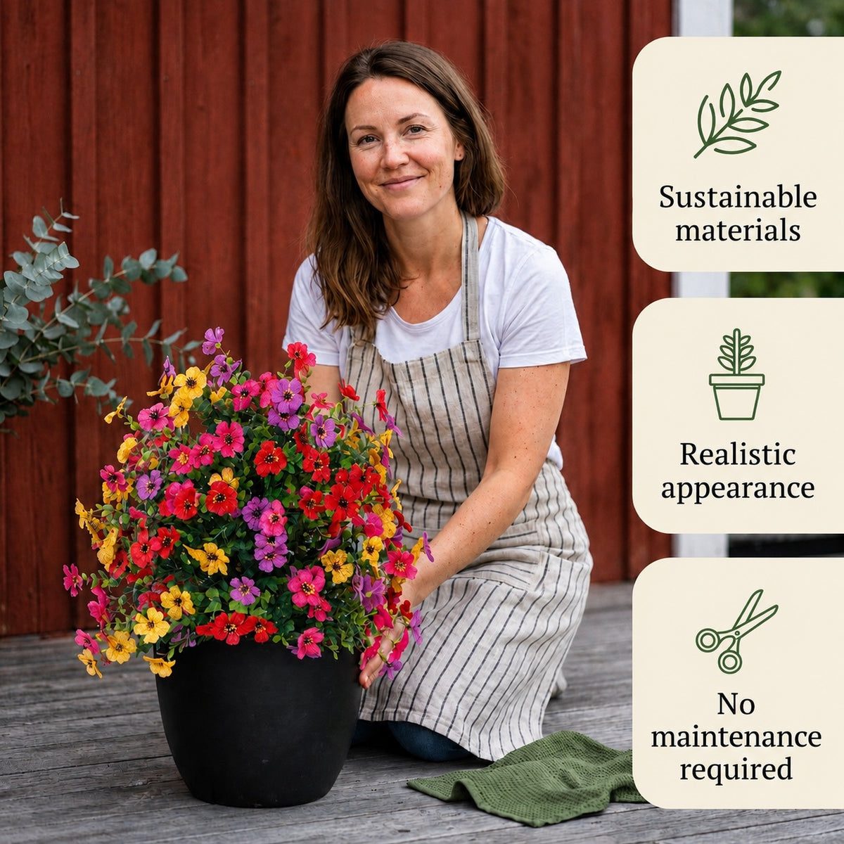 FloraLux - High-Quality Artificial Flowers for Entrance and Terrace