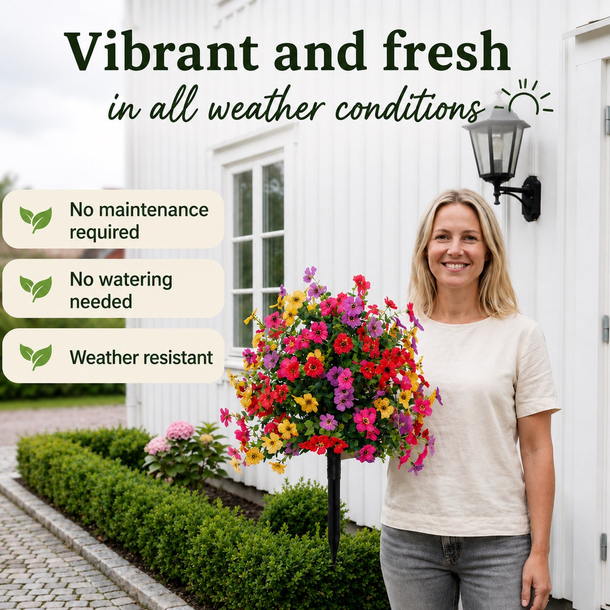 FloraLux - High-Quality Artificial Flowers for Entrance and Terrace