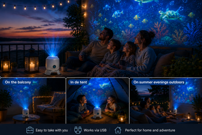 OceanWave Ocean Projector with Rotating LED Lights – Create Magical Evenings