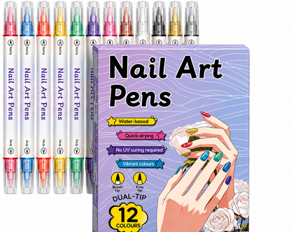 Double-Sided Nail Art Pen Set