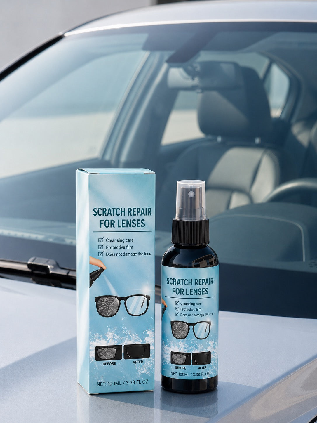 Scratch Repair Spray for Eyeglass Lenses