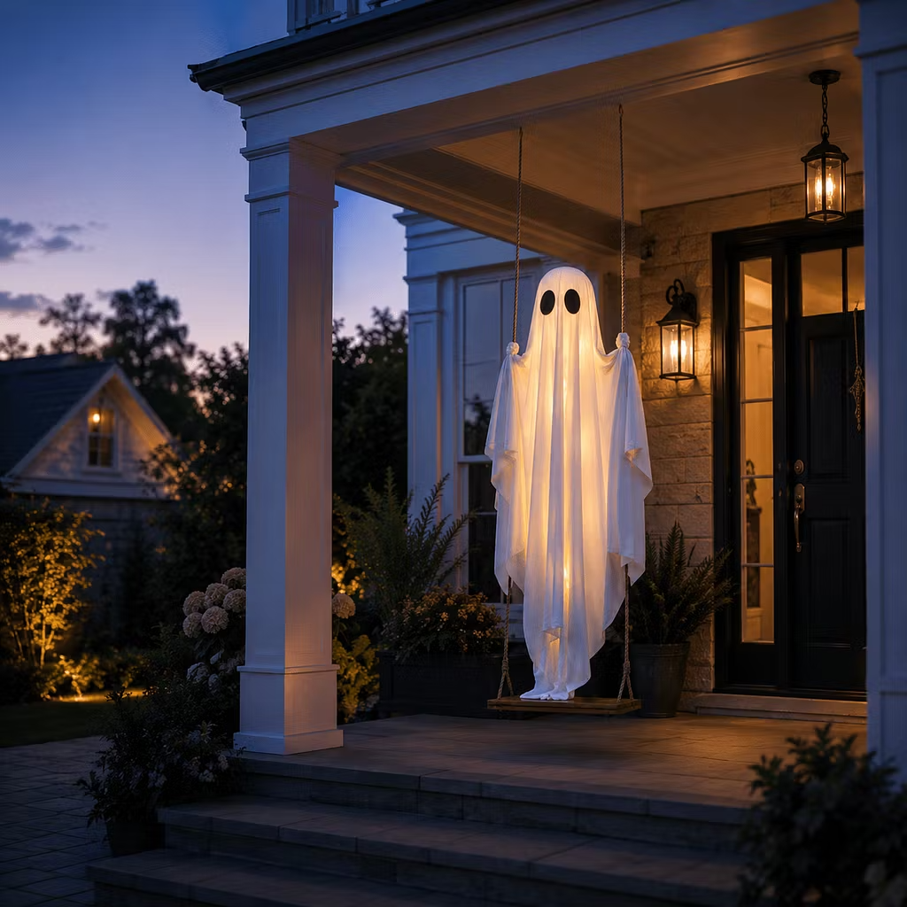 The ghost swing with LED lighting – this year’s must-have Halloween novelty!