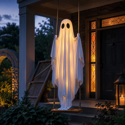 The ghost swing with LED lighting – this year’s must-have Halloween novelty!