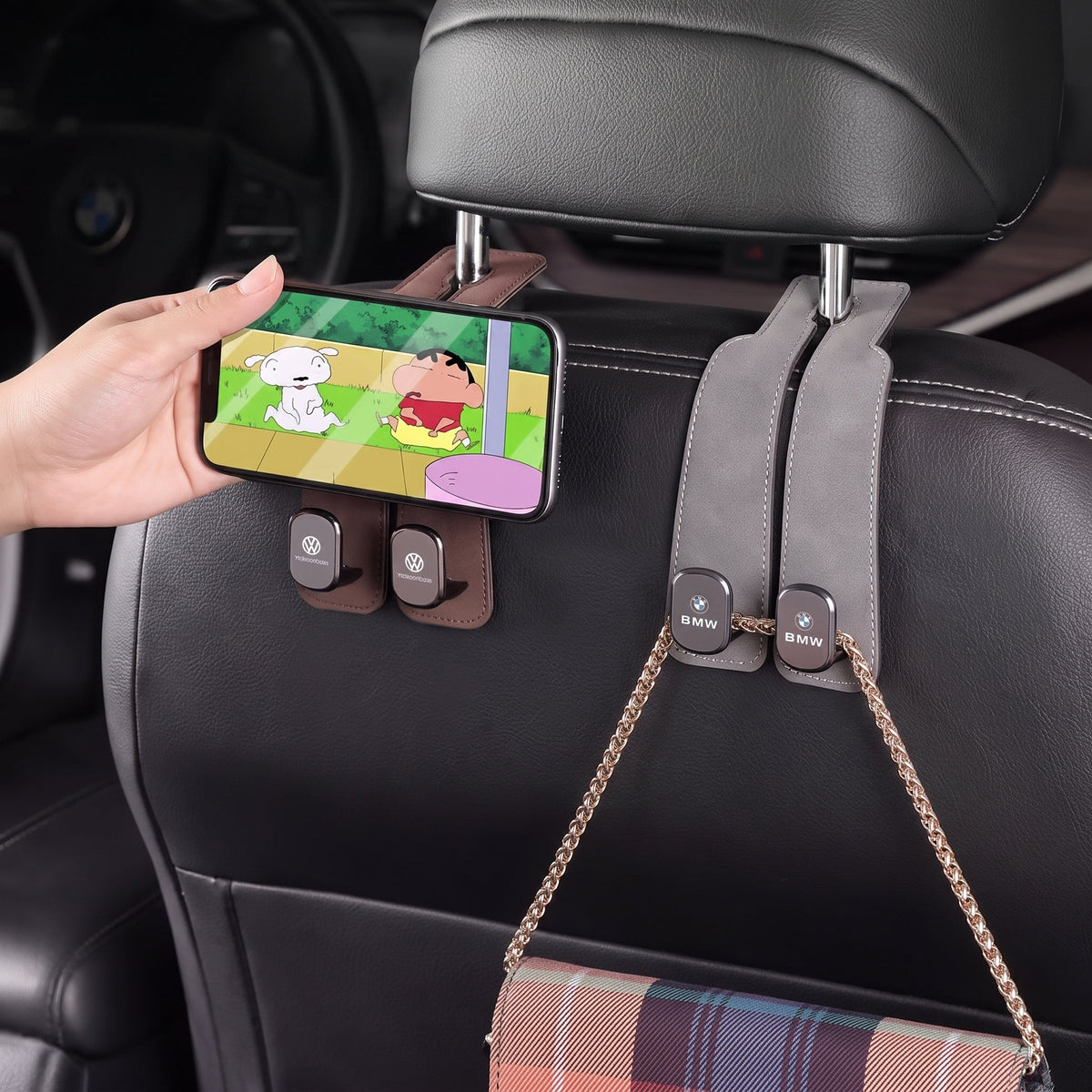 Double Logo Car Hook – the ultimate car organiser