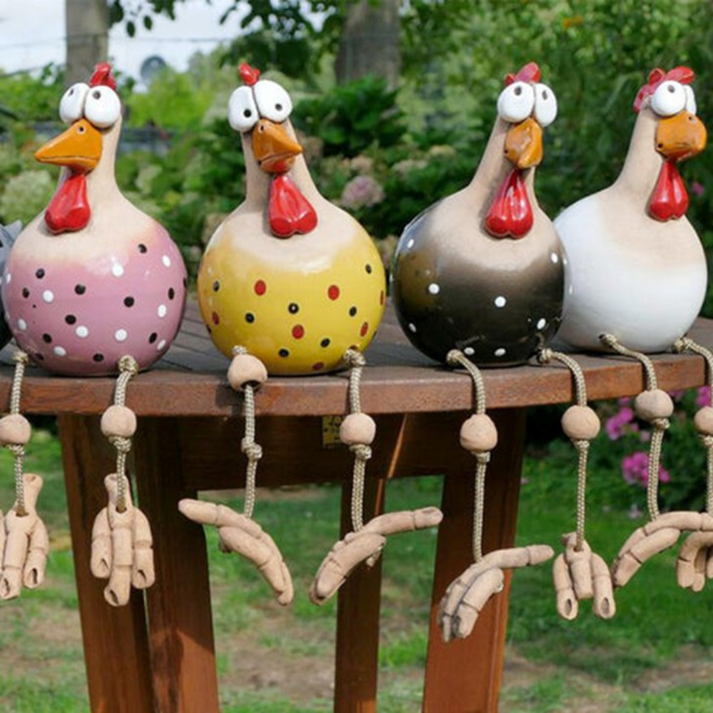 Charming Chicken Decorations for Your Garden