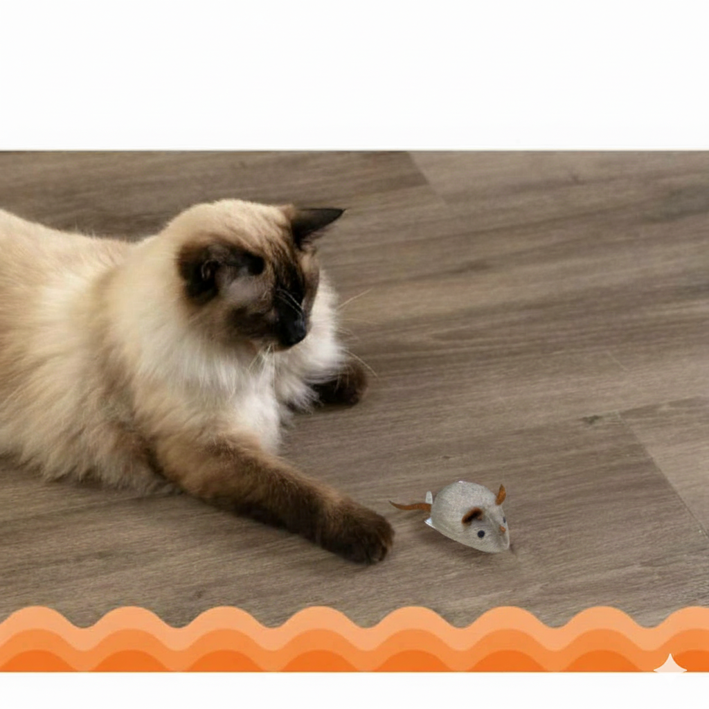Realistic Interactive Cat Toy