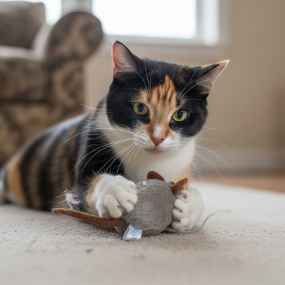 Realistic Interactive Cat Toy