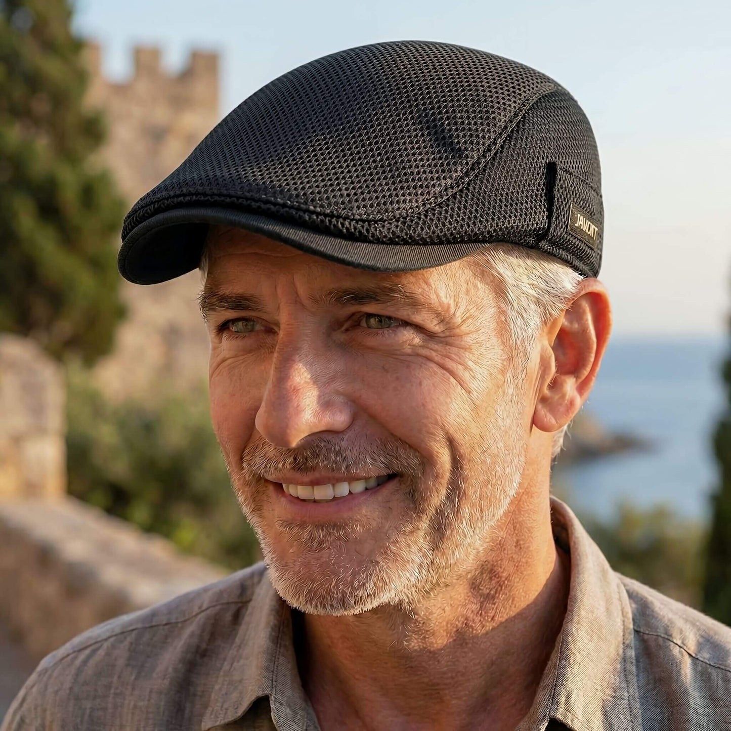 MeshCap | Casual Flat Cap for Men