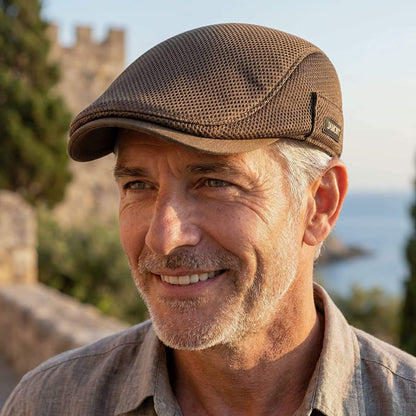 MeshCap | Casual Flat Cap for Men