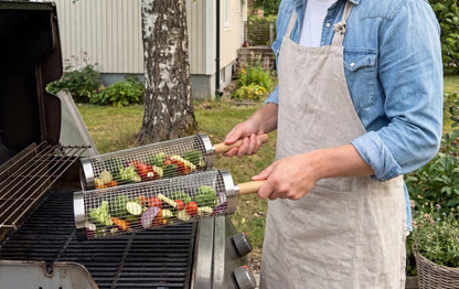 Rolling Grill Basket