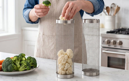 Rolling Grill Basket