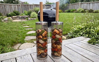 Rolling Grill Basket