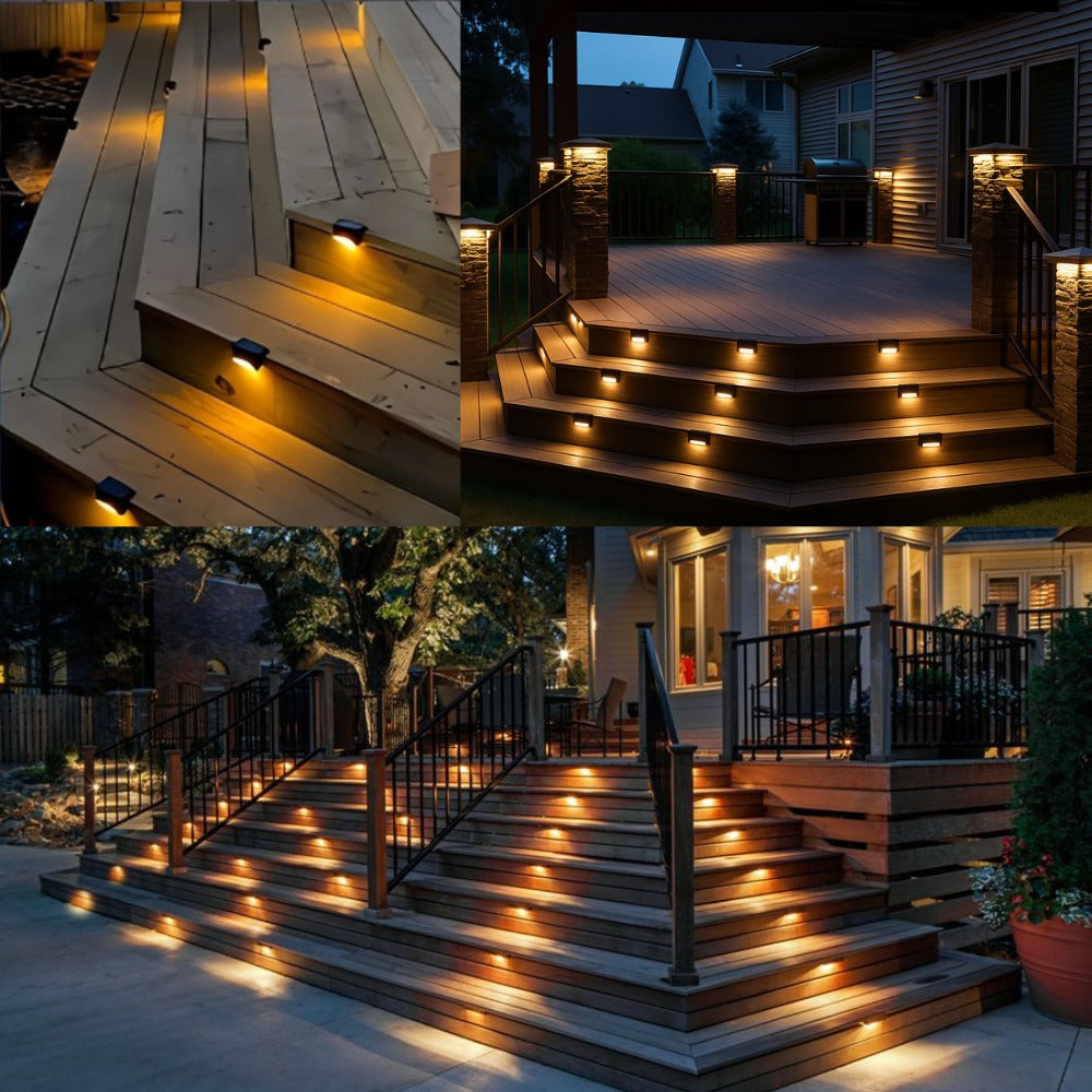 Solar-Powered Outdoor Lamp