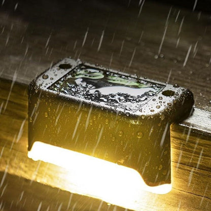 Solar-Powered Outdoor Lamp