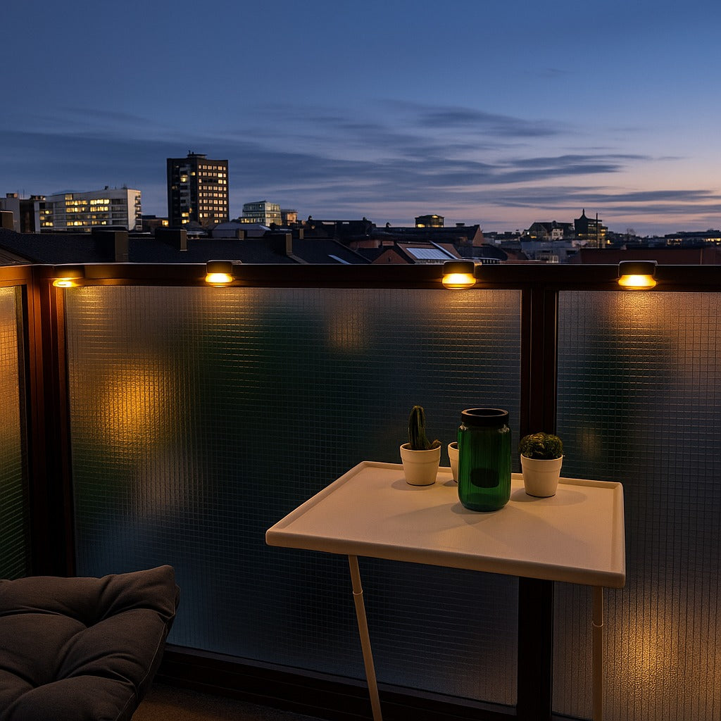 Solar-Powered Outdoor Lamp