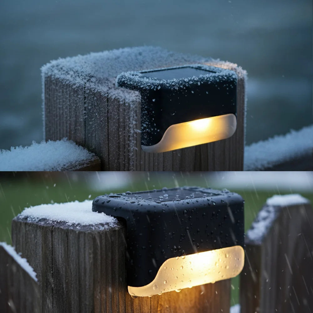 Solar-Powered Outdoor Lamp