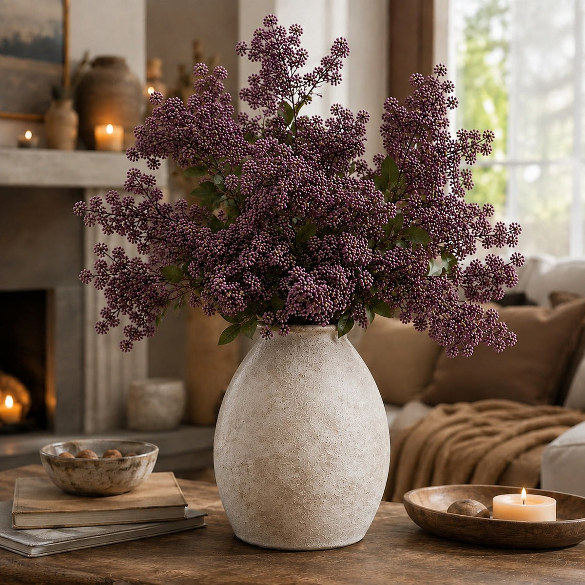Realistic Berry Branches (3-Pack) – the cosiest interior detail for autumn